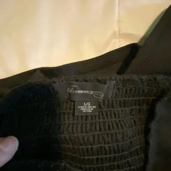 Black Forever 21 Sweetheart Strapless Mini Dress - Picture 3 of 3